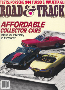 ROAD & TRACK 1988 JUNE - CHRYSLER TC, WILLIAMS-HONDA